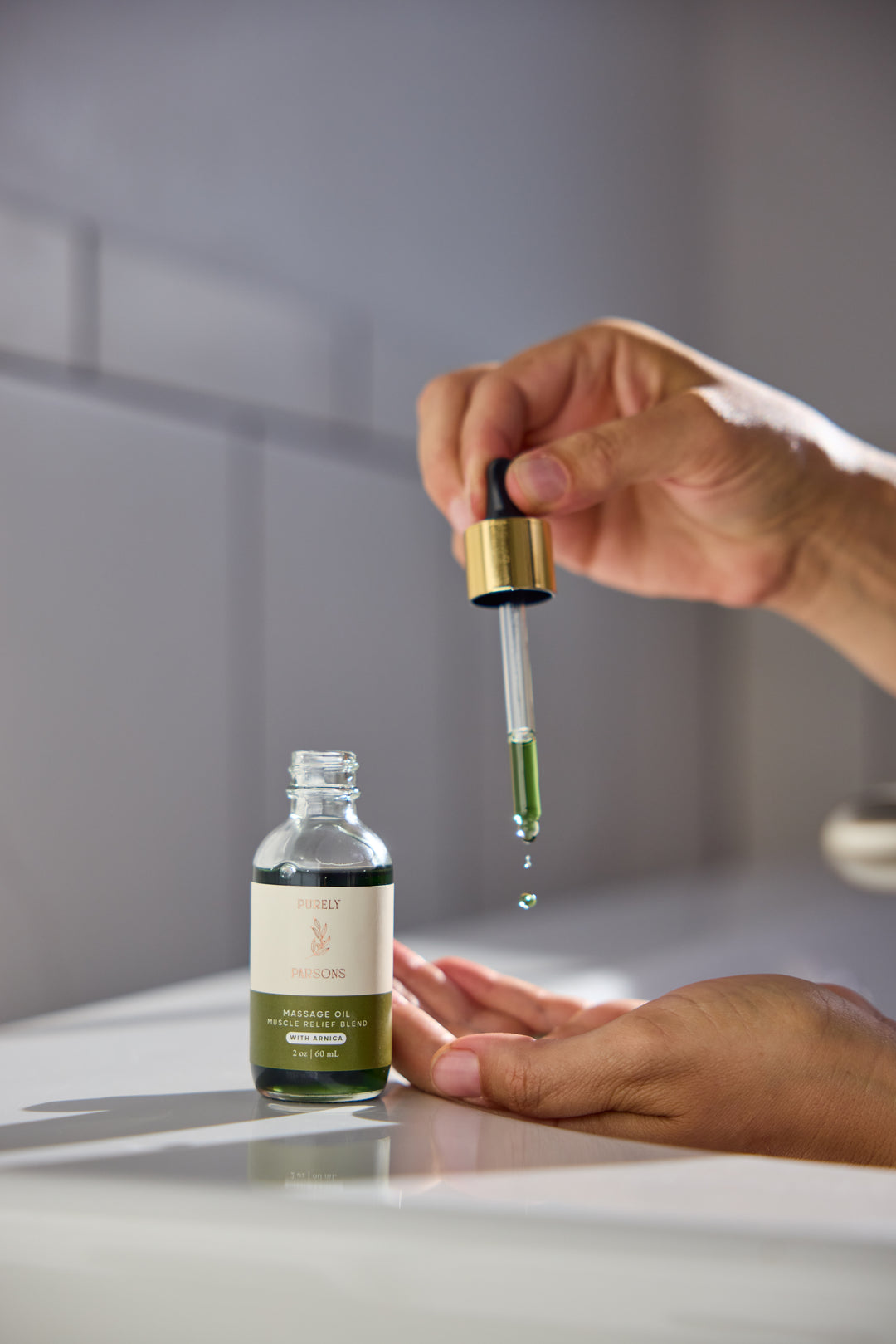 Massage Oil Muscle Relief Blend with Arnica