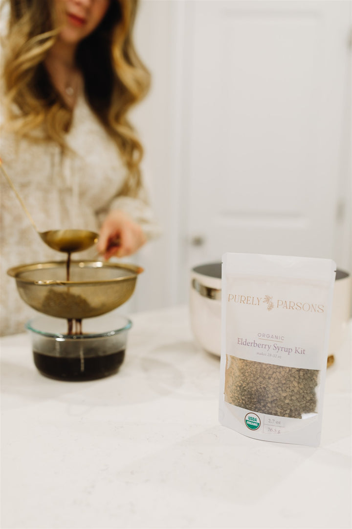 Organic Elderberry Syrup Kit