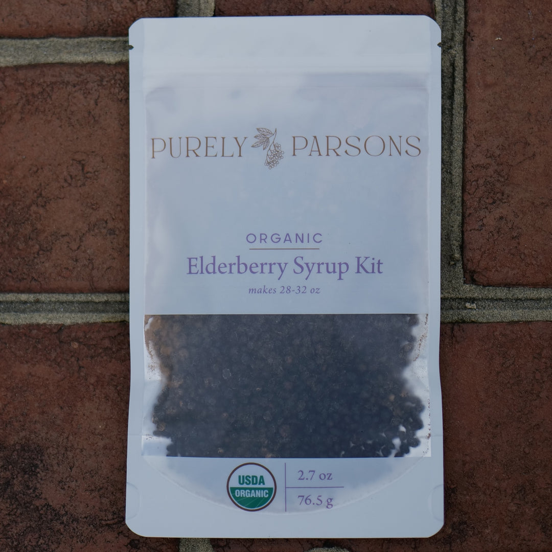 Organic Elderberry Syrup Kit