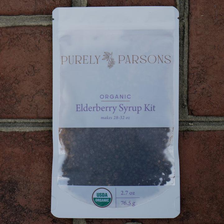 Organic Elderberry Syrup Kit